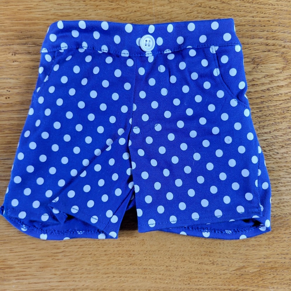 Build A Bear blue Polka Dot Shorts For Plush Teddy Bear